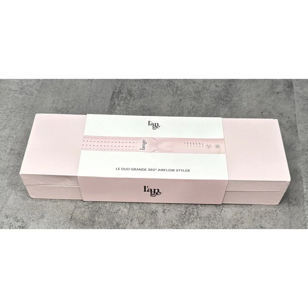 L'ange Le Duo 360 Airflow Styler Curl Straighten Wave - Blush Pink